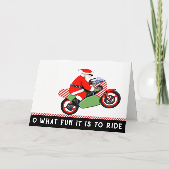 Christmas Motocross Holiday Card (Front)