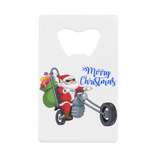 christmas motorcycle santa (Front)