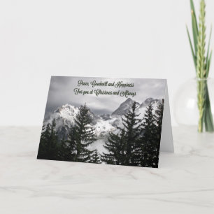 Christmas Mountain Holiday Card