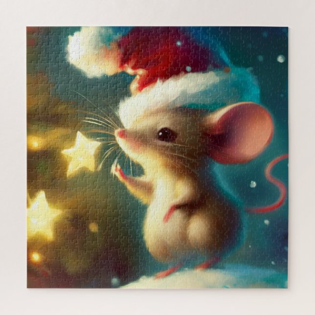 Christmas Mouse (1) Jigsaw Puzzle (Vertical)