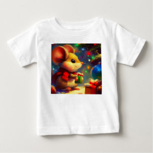 Christmas Mouse 2 Baby T-Shirt