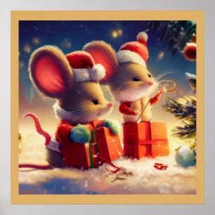 Christmas Mouse 3 Poster