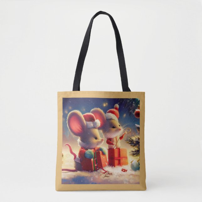 Christmas Mouse 3 Tote Bag (Front)
