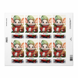 Christmas Mouse 46 Your Text Here