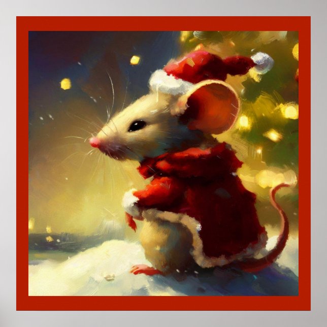 Christmas Mouse 4 Poster (Front)