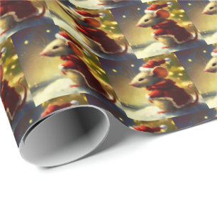 Christmas Mouse 4 Wrapping Paper