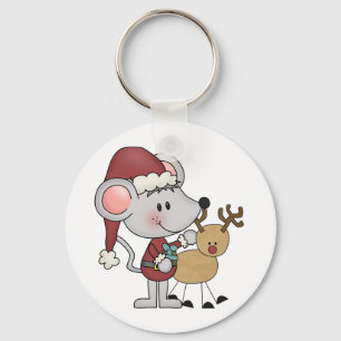 Christmas Mouse and Key Ring