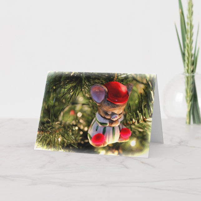 Christmas Mouse Card (Front)