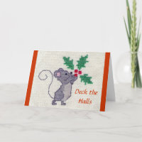 Christmas Mouse Cross Stitch