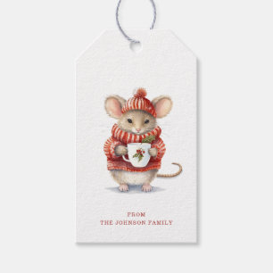 Christmas Mouse Gift Tags