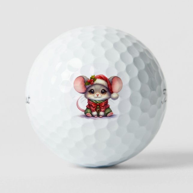 Christmas Mouse Golf Balls (Front)