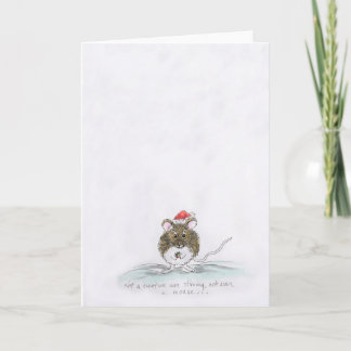 christmas mouse holiday card