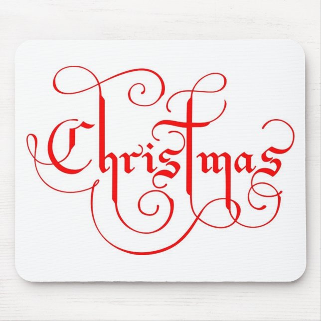 CHRISTMAS MOUSE MAT (Front)