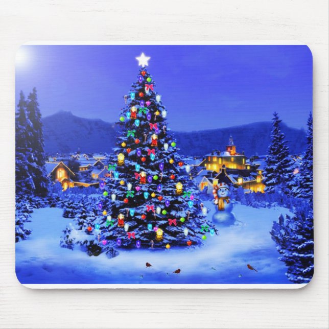 Christmas Mouse Mat (Front)
