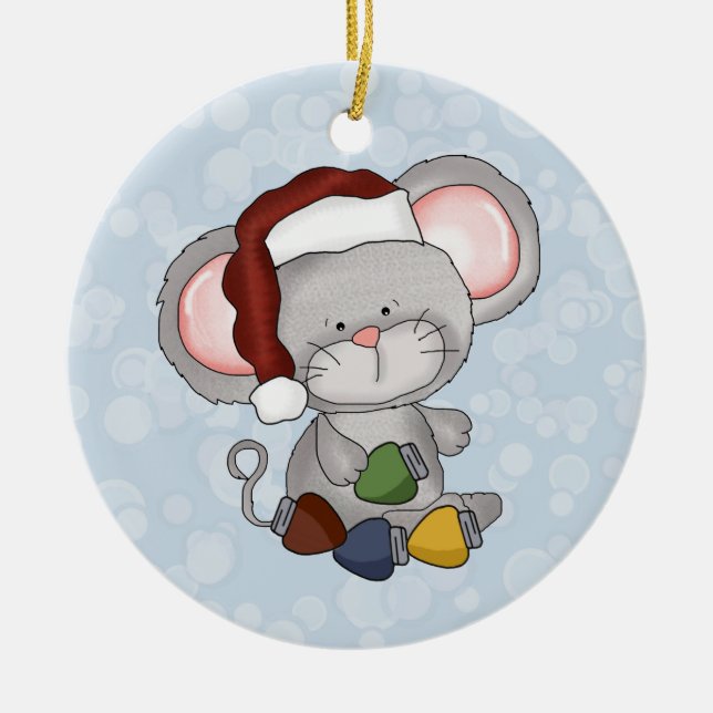Christmas Mouse ornament (Front)