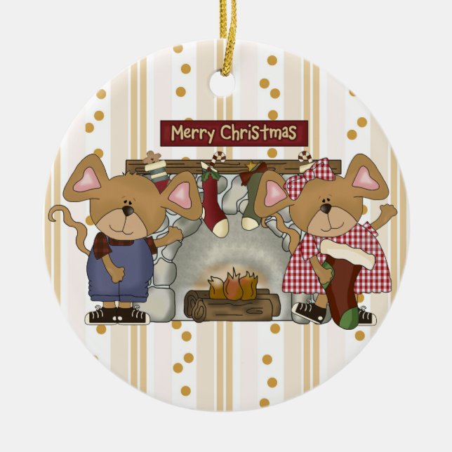 Christmas Mouse ornament (Front)