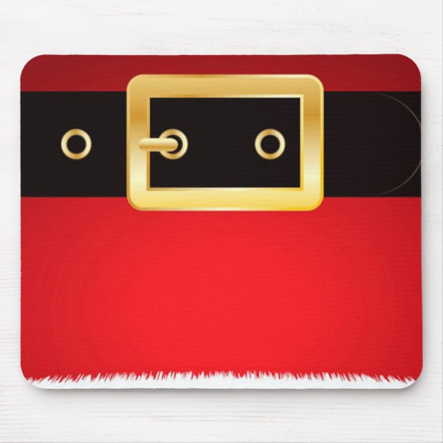 Christmas Mouse pad/Santa's Suit Mat (Front)