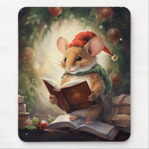 Christmas Mouse reading Mat