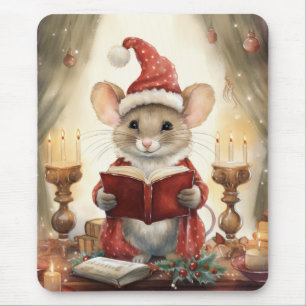 Christmas Mouse reading Mat