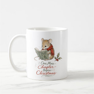 Christmas Mouse Reading Stories Coffee Mug