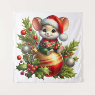 Christmas Mouse Tapestry