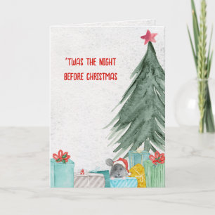 Christmas Mouse with Gifts Card