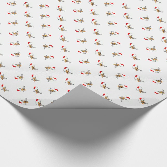 Christmas Mouse Wrapping Paper (Corner)