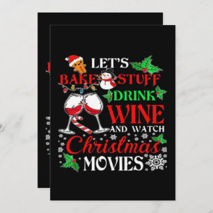 Christmas movie invitation
