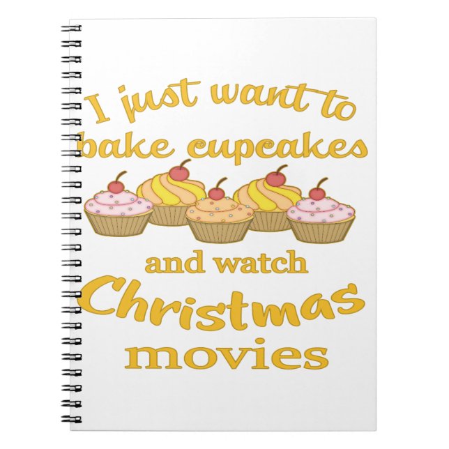 Christmas Movies and Baking Notebook (Front)