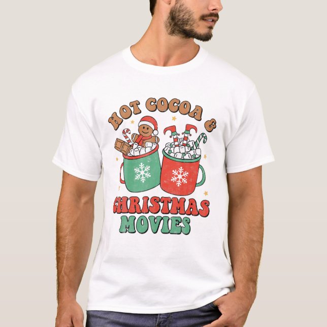 Christmas Movies Family T-Shirt (Front)