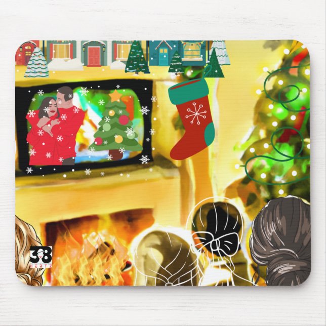 Christmas Movies Mouse Mat (Front)