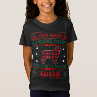 Christmas Movies With Aussie Dog Xmas Ugly Christm