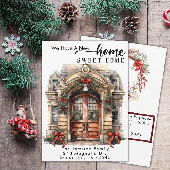 Christmas Moving Announcement Holiday Card (Creator Uploaded)