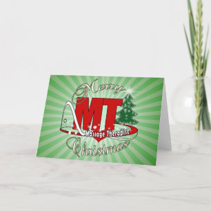 CHRISTMAS MT Massage Therapist Holiday Card