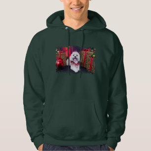 Christmas - Muffie - Lhasa Apso Hoodie