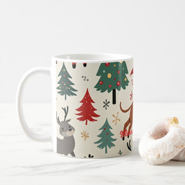 Christmas mug (With Donut)