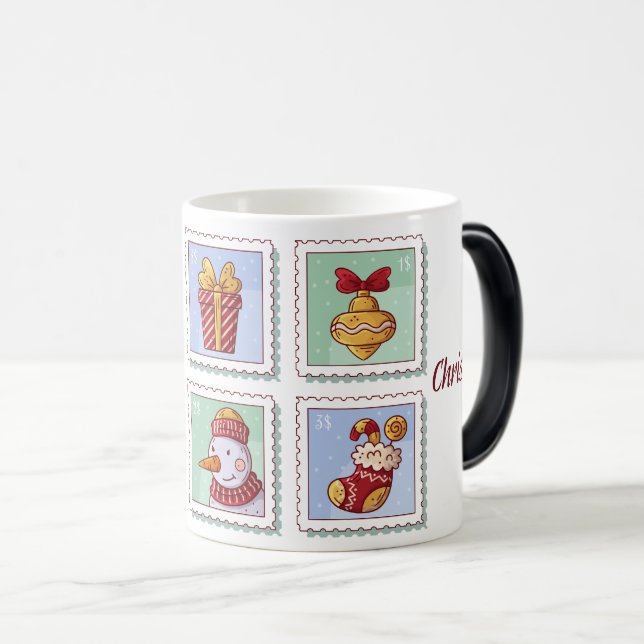 Christmas Mug, Cozy Sips Filled With Holiday Magic Magic Mug (Front Right)