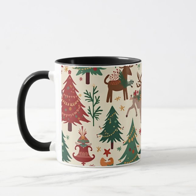  christmas mug cup (Left)