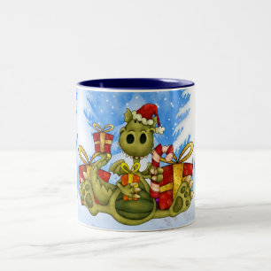 Christmas Mug - Cute Christmas Dragon