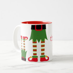 Christmas Mug-Elf Two-Tone Coffee Mug