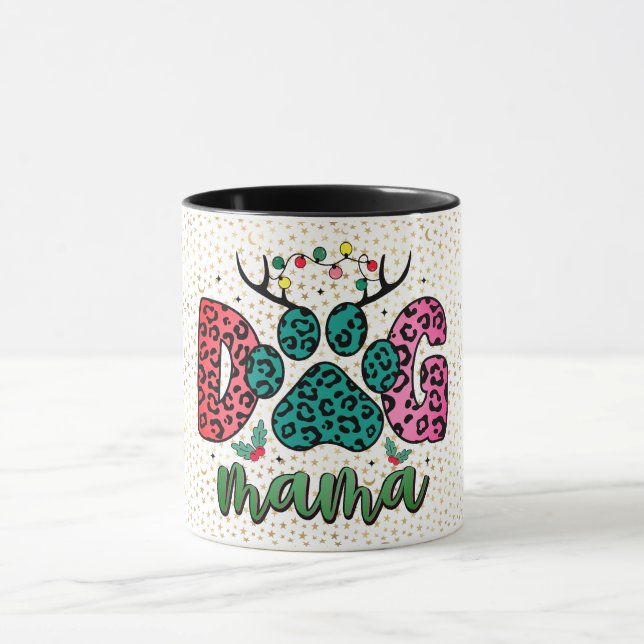 Christmas Mug for Dog Moms (Center)