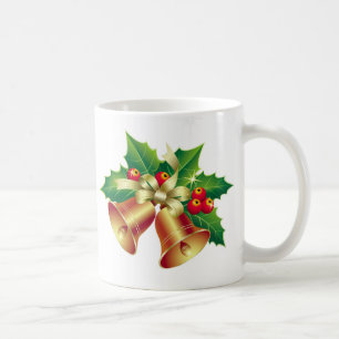 Christmas Mug-Holly Bells Coffee Mug