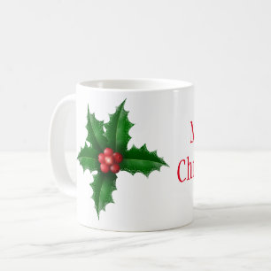 Christmas Mug-Holly Coffee Mug