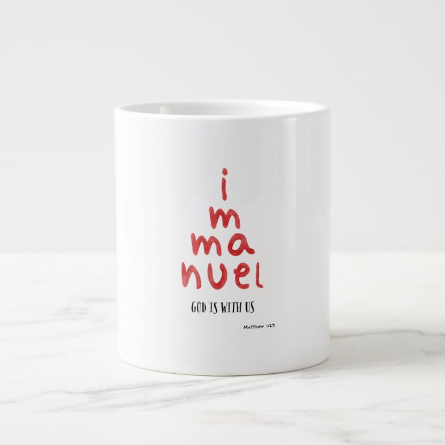 Christmas Mug Immanuel God Is With Us  (Front)