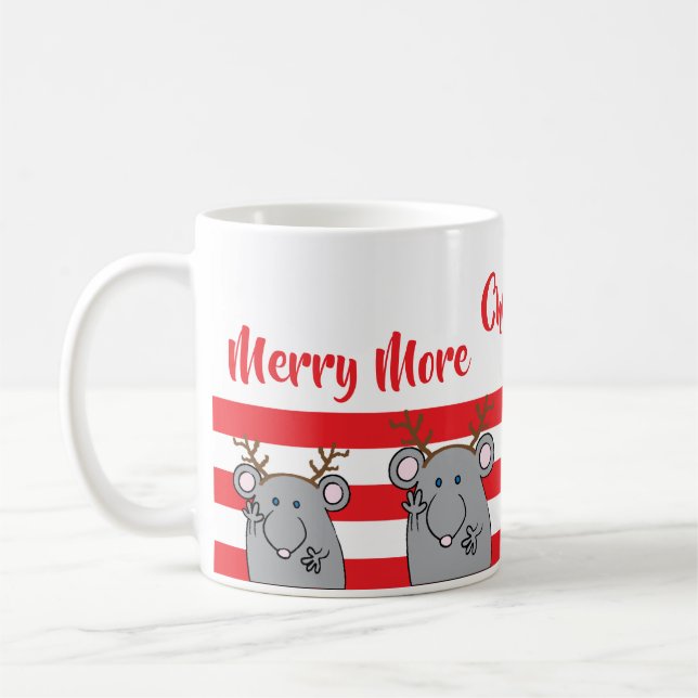 Christmas Mug "Merry More Christmouses To Come" (Left)