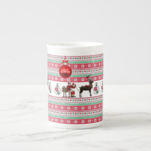 Christmas Mug, Santa Bone China Mug