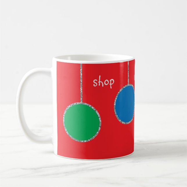 Christmas Mug "Shop Wrap Sleep Repeat" (Left)