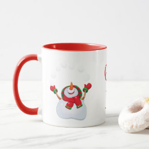 Christmas Mug-Snowman-God Jul /Merry Christmas Mug