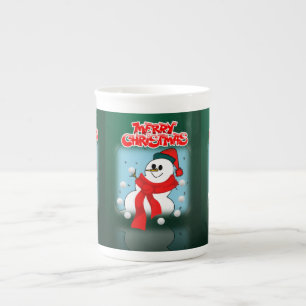 Christmas Mug Snowman, Merry Christmas