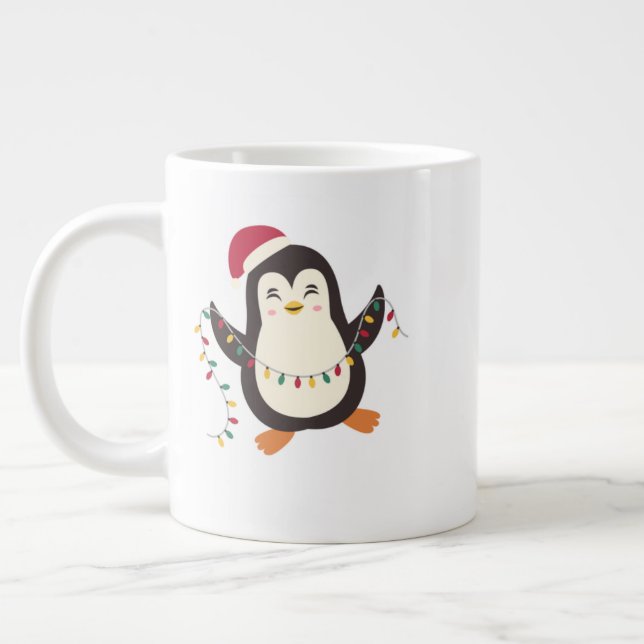 Christmas Mug – Sweet Holiday Cocoa & Coffee Cup (Left)